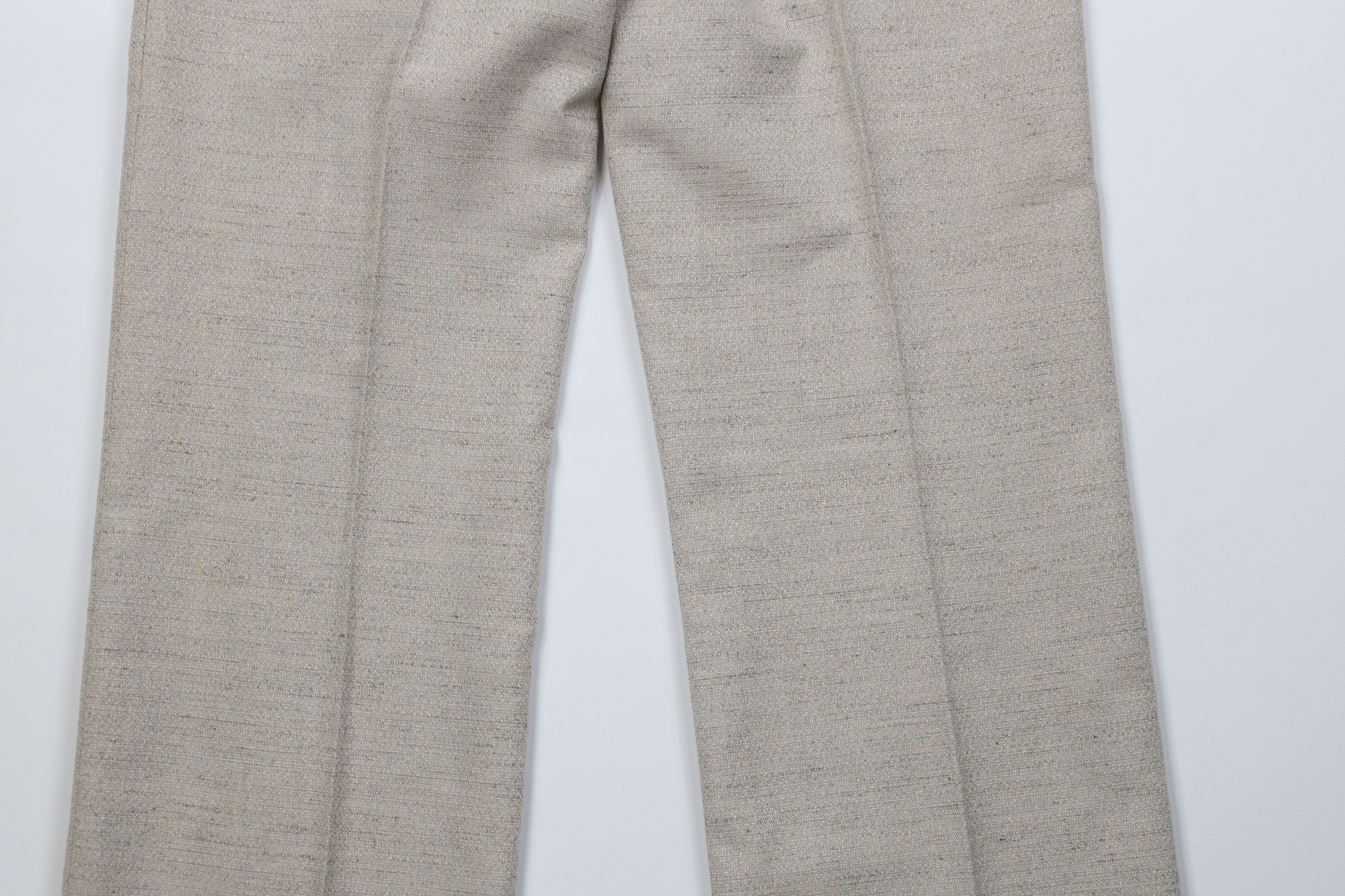 Vintage Vintage 70s Streetwear Tweed Flared Wide Leg Chino Pants USA Size US 34 / EU 50 - 13 Thumbnail