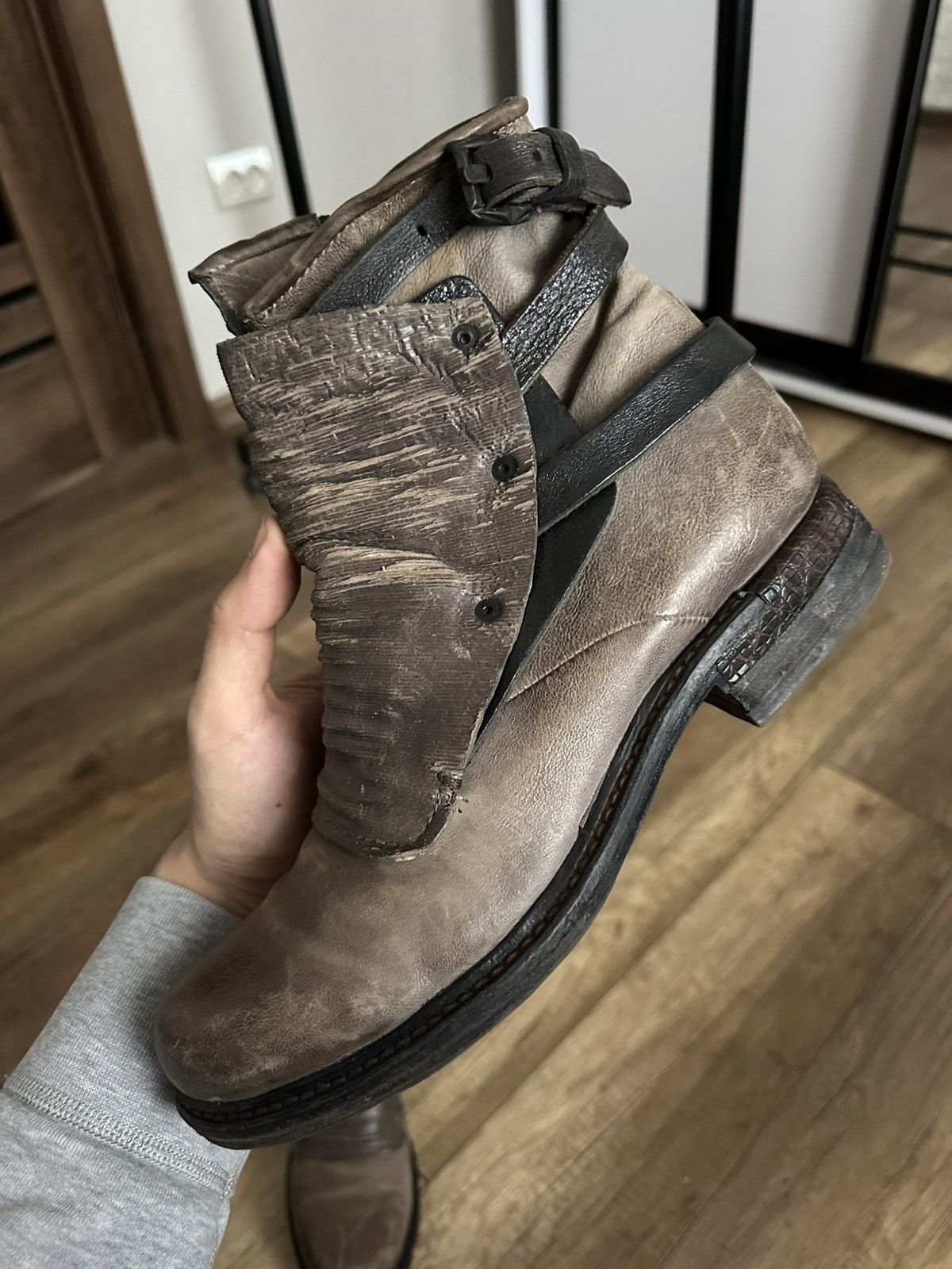 A.S.98 AS 98 Airstep Leather Boots High Top Avant Garde Size US 7 / EU 40 - 10 Thumbnail
