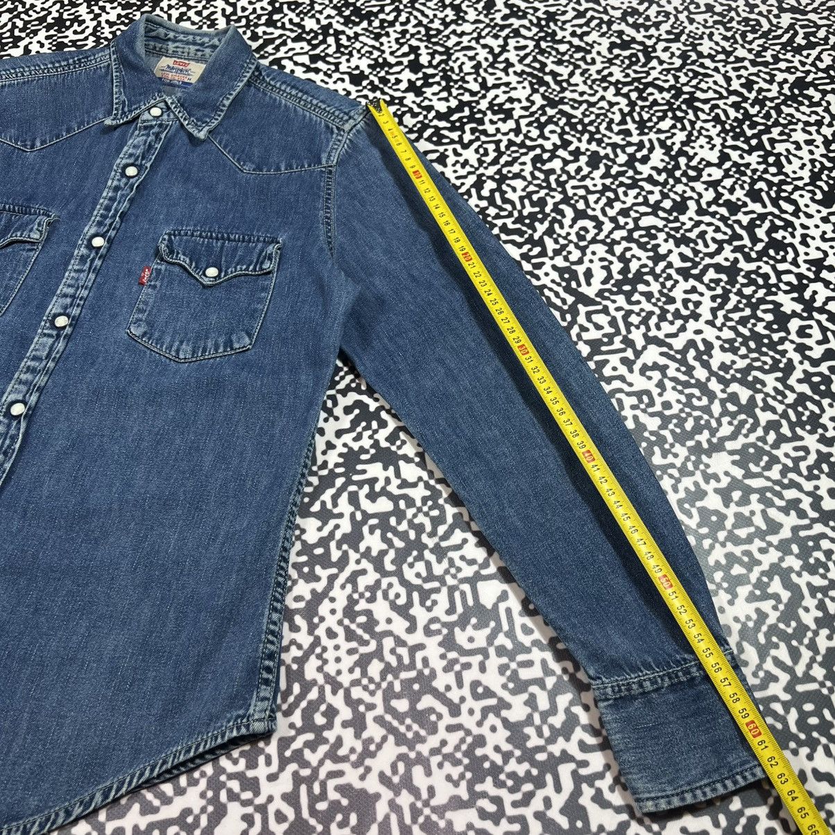 Levi's Vintage Clothing Vintage 00s Levis Red Tab Denim Shirts Retro Casual Style Size M / US 6-8 / IT 42-44 - 20 Thumbnail