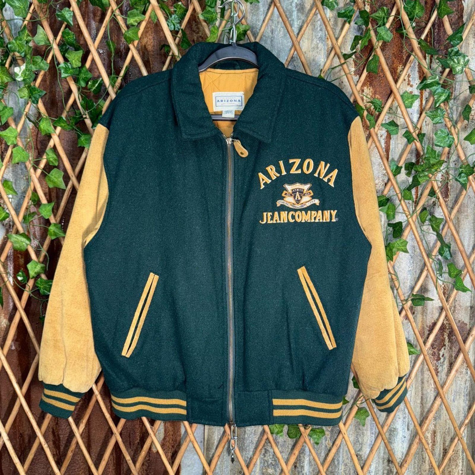 Arizona Jean Co. Vintage y2k arizona jeans 90s embroidered lettermans jacket Size US M / EU 48-50 / 2 - 2 Thumbnail