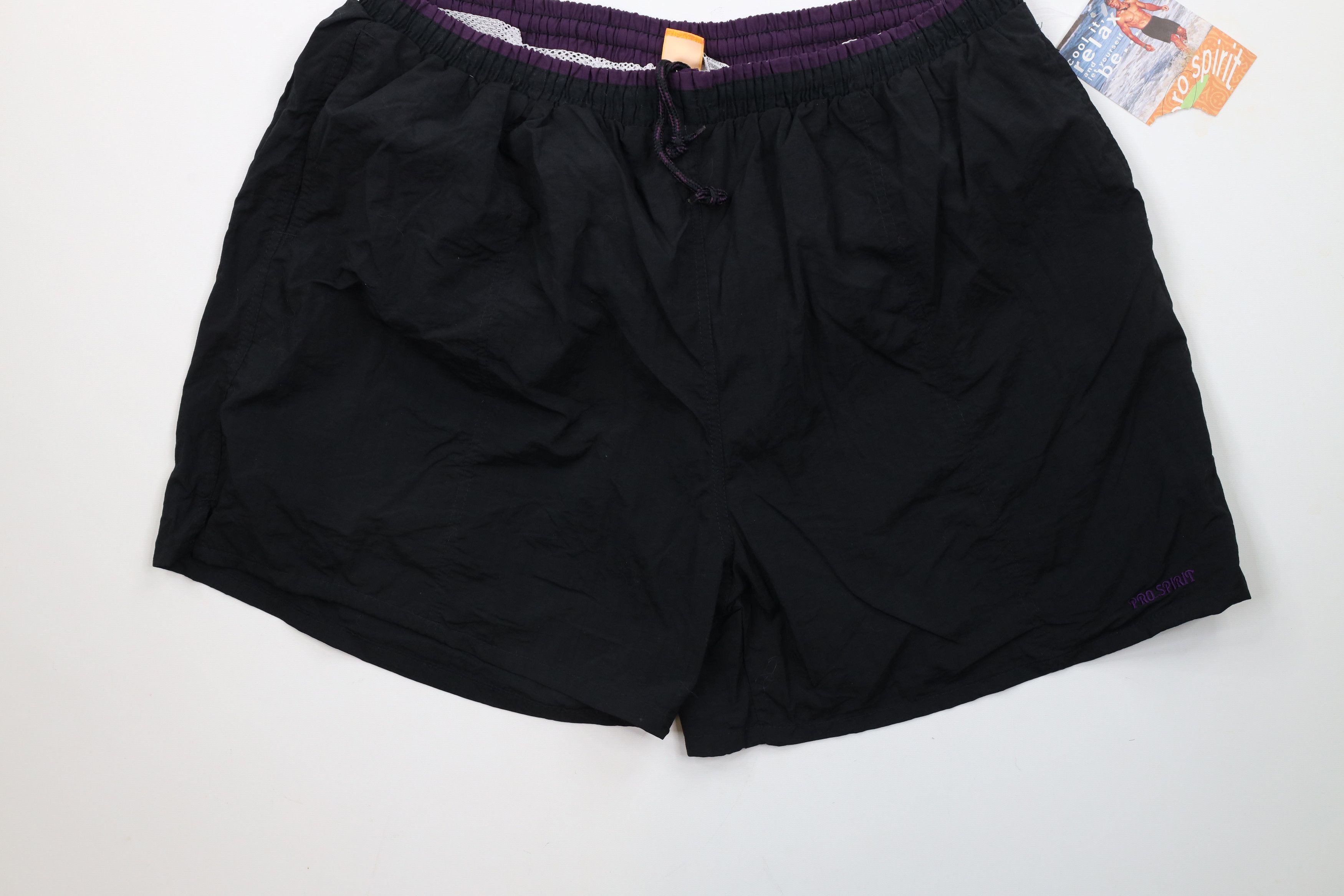 Vintage Deadstock Vintage 90s Streetwear Knee Lined Shorts Trunks Size US 38 / EU 54 - 3 Thumbnail