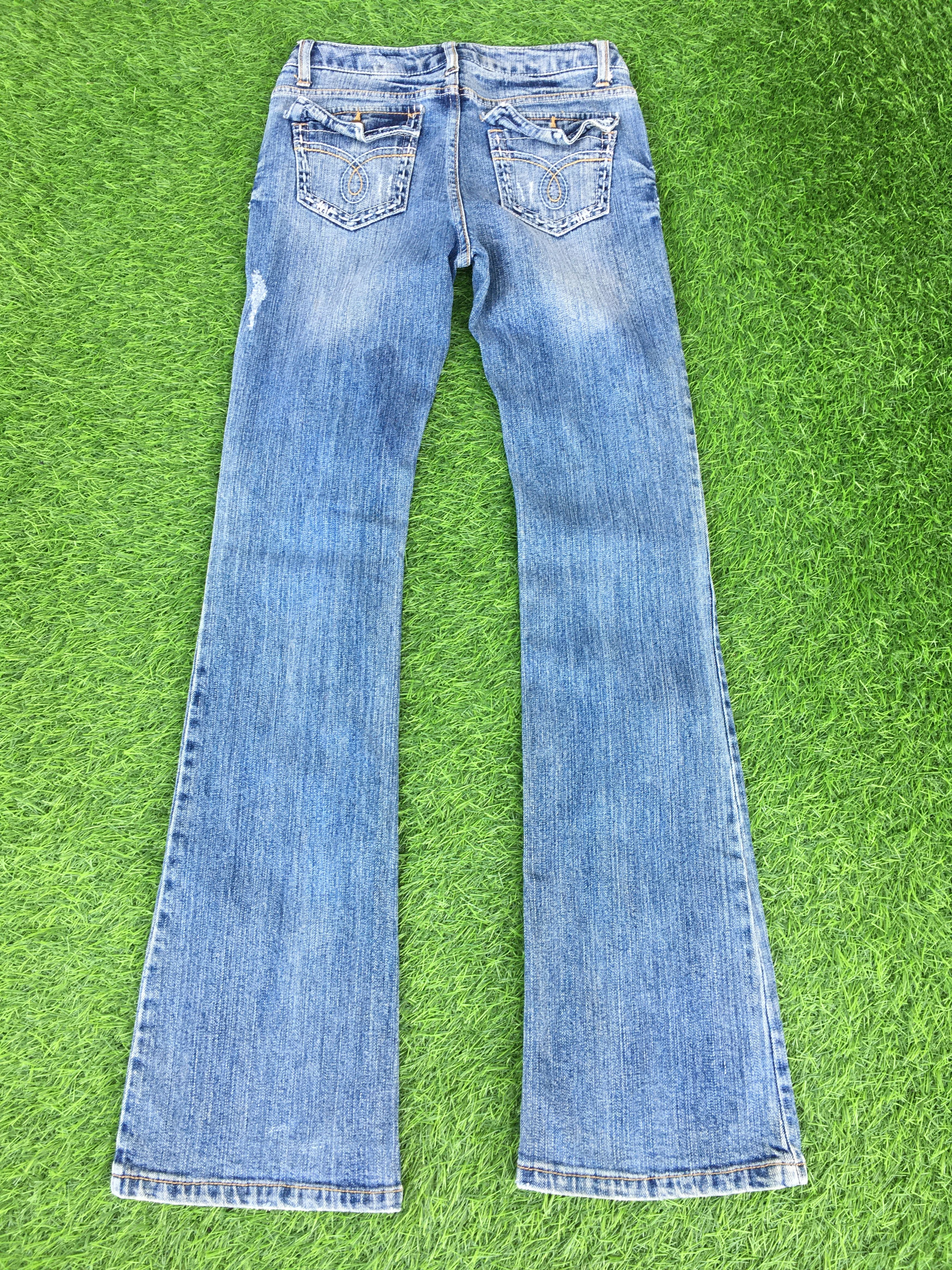Designer Y2K Low Rise Bootcut Jeans D-1044 Size 24" / US 00 / IT 34 - 2 Thumbnail