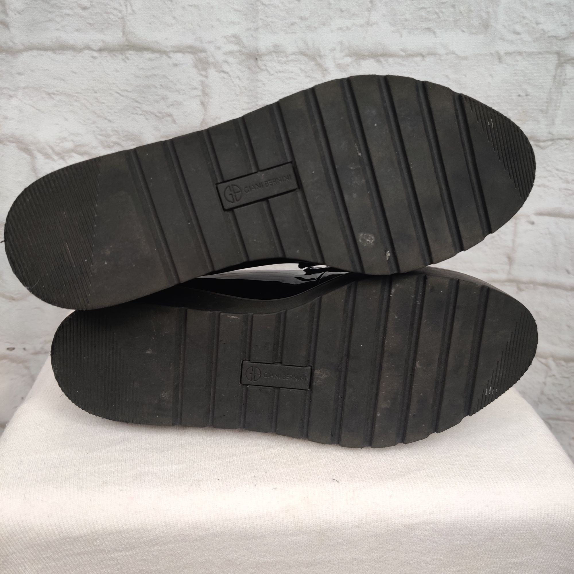 Other Giani Bernini Womens Loafers Mayaa Patent Leather Chunky Pla Size US 10 / IT 40 - 7 Thumbnail