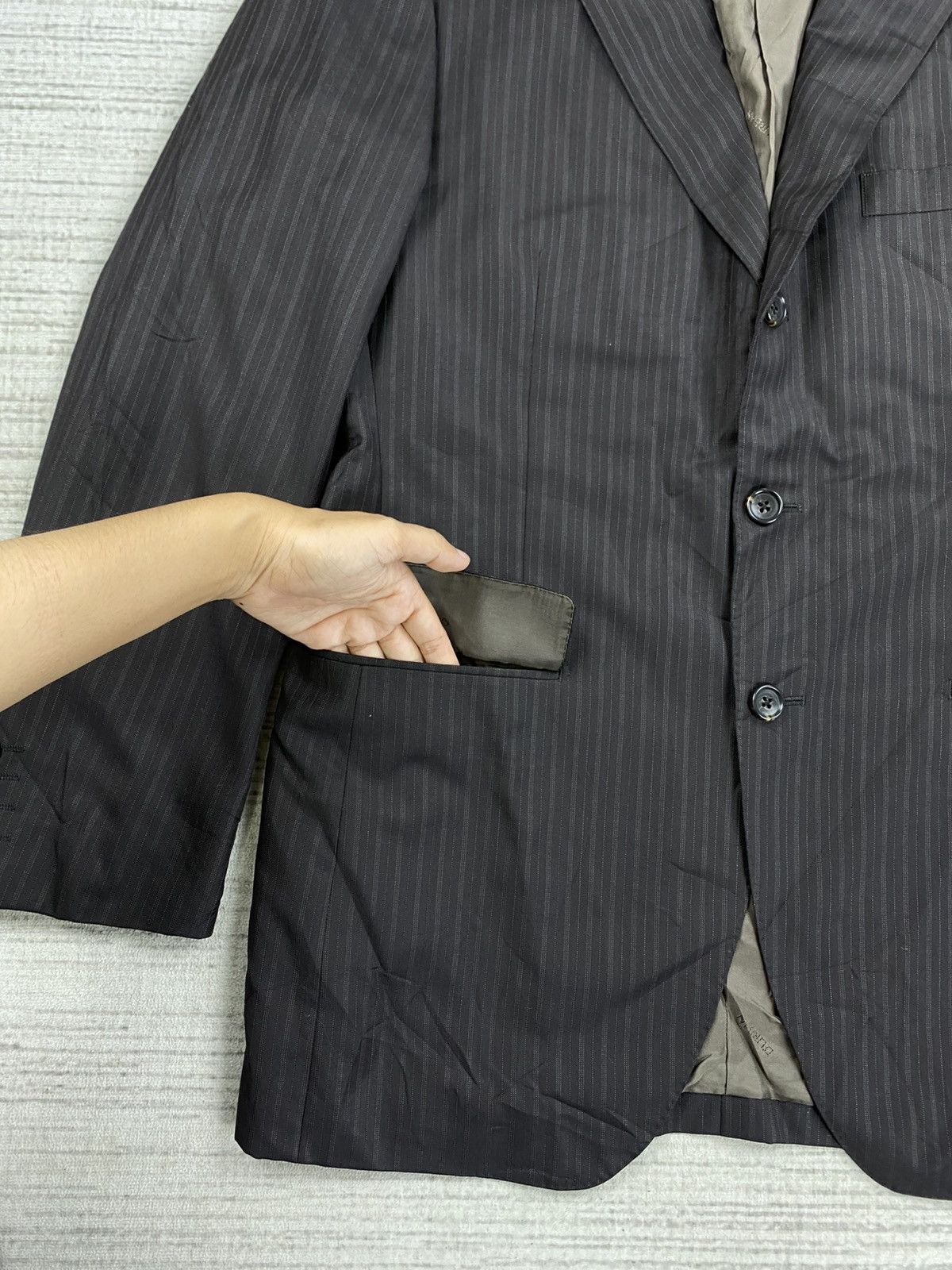 Loro Piana × Vintage Vintage D’urban X Loro Piana Striped Blazer Jacket Size US M / EU 48-50 / 2 - 7 Thumbnail