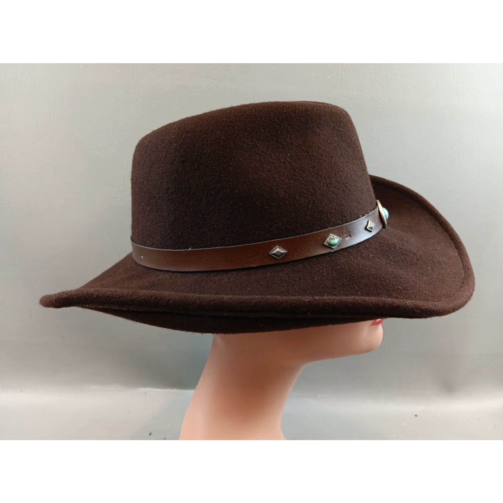 Cody James Cody James Santa Ana Cowboy Hat M Brown Wool Western Exculsive for Boot Barn USA Mens Size ONE SIZE - 7 Thumbnail