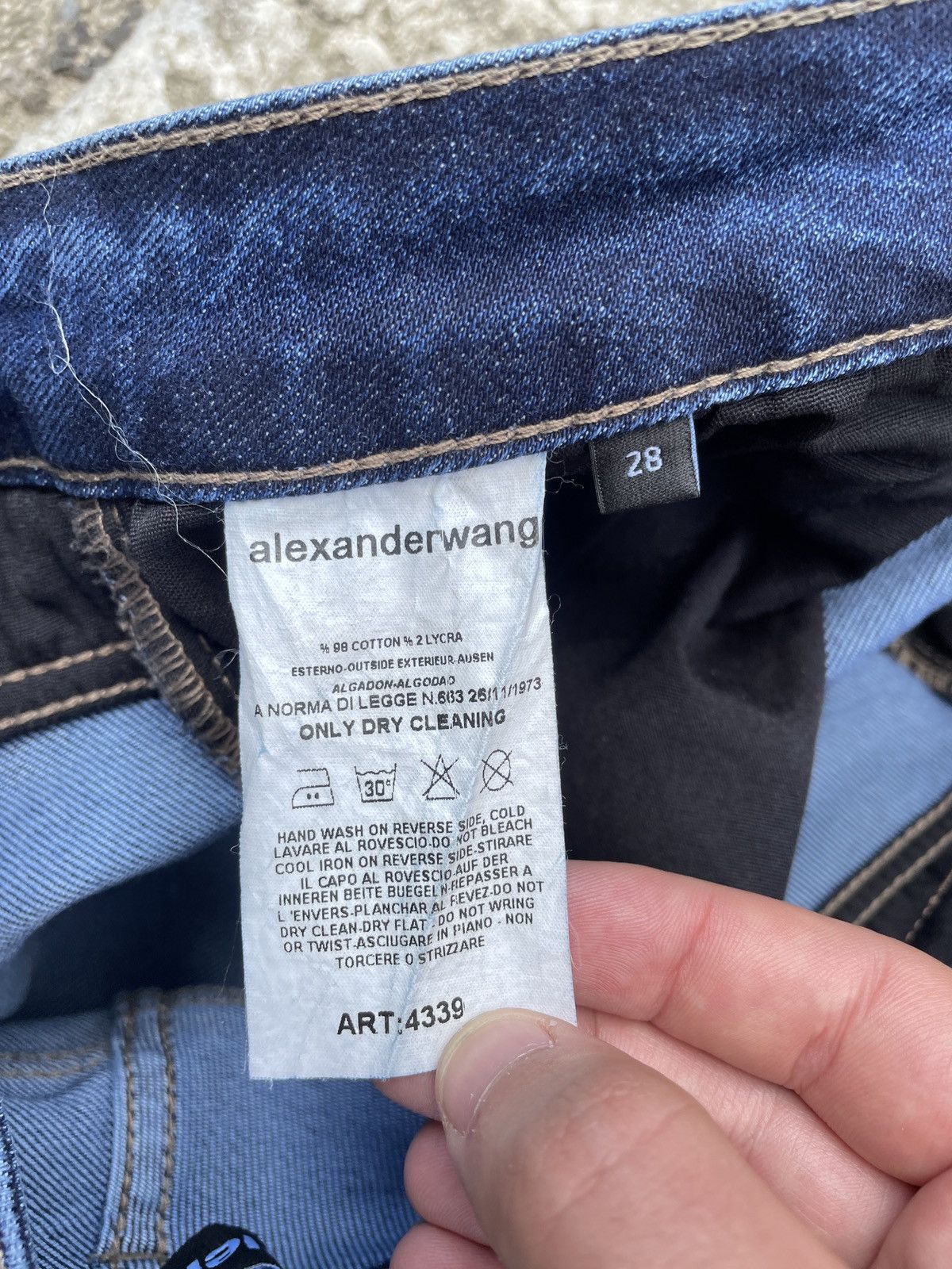 Alexander Wang Alexander Wang Denim Jeans Size 28" / US 6 / IT 42 - 6 Thumbnail