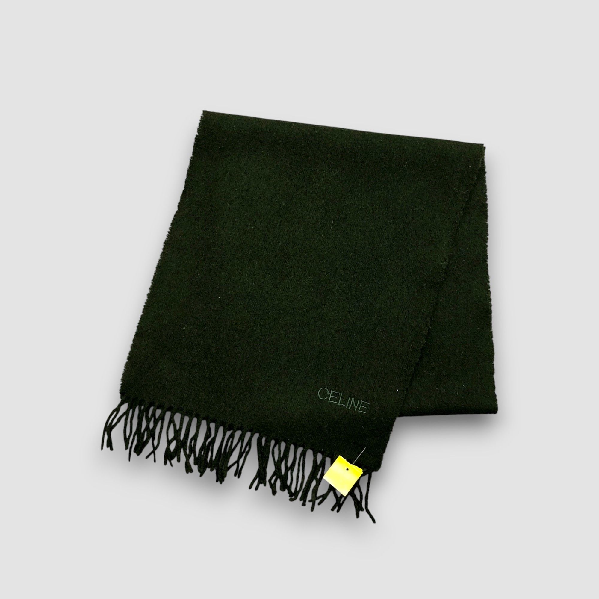 Celine Vintage Celine Paris Scarf Muffler Wool Cashmere Scarves Size ONE SIZE - 3 Thumbnail