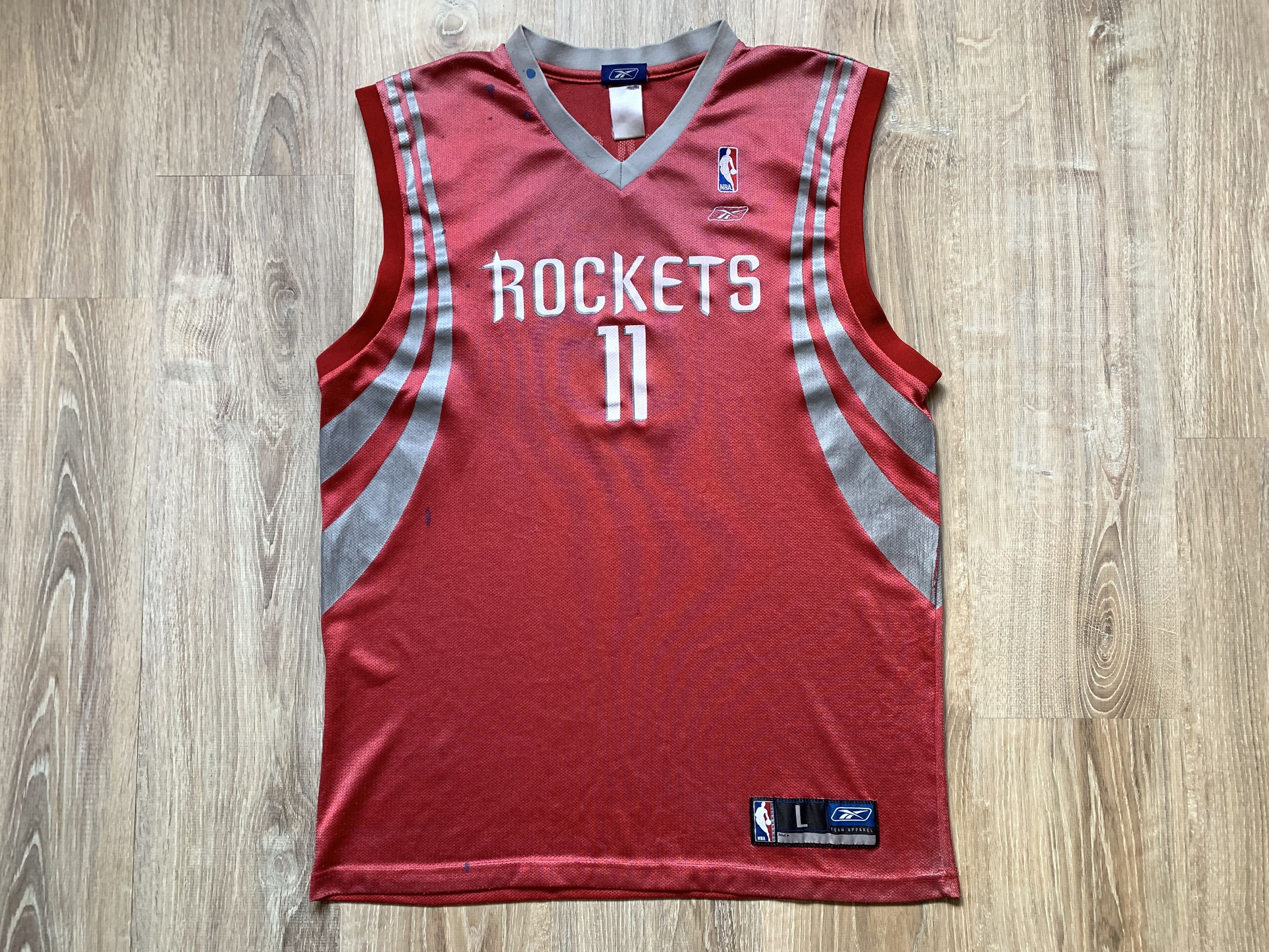 NBA × Reebok × Vintage Vintage Reebok Yao Minh Houston Rockets #11 Jersey Size US L / EU 52-54 / 3 - 1 Thumbnail