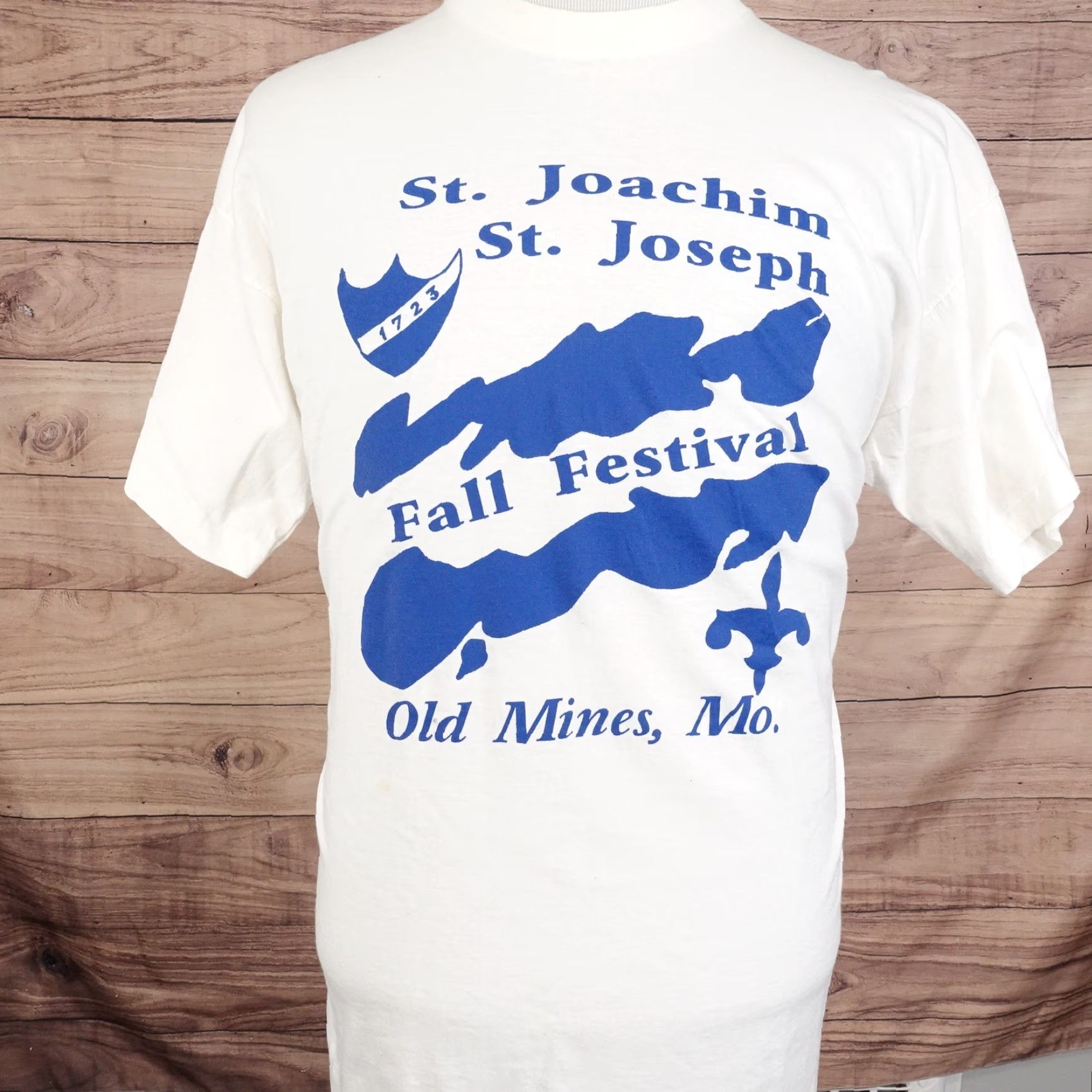 Vintage Vintage Screen Stars Unisex Adults T-Shirt 2XL Fall Festival Old Mine MO Crew Neck Cotton Graphic Print Size US XXL / EU 58 / 5 - 2 Thumbnail