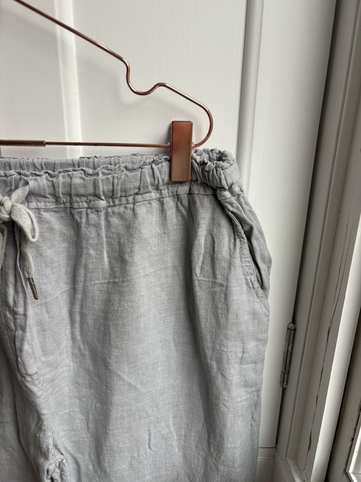 Other Rare Vintage Italian Grey Linen Trousers S/M Size 30" / US 8 / IT 44 - 8 Thumbnail