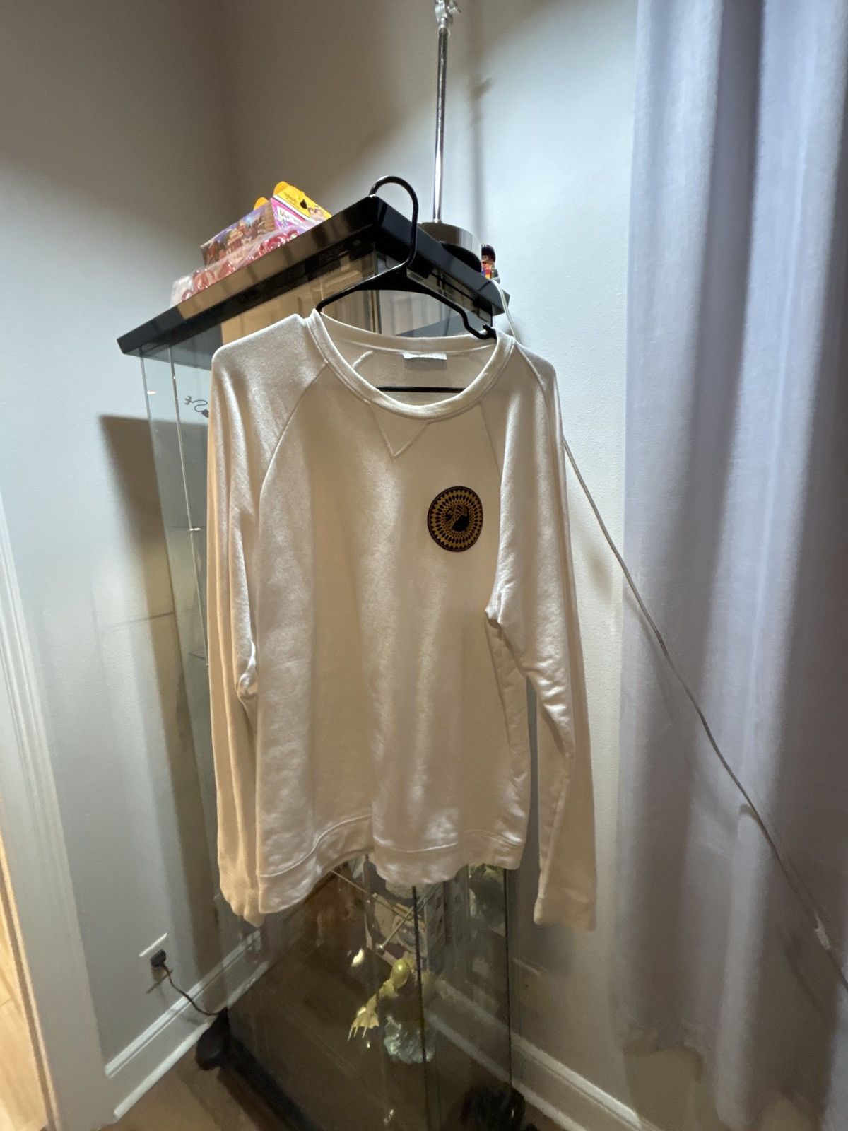 Versace Versace collection Sweater White Size US L / EU 52-54 / 3 - 1 Thumbnail