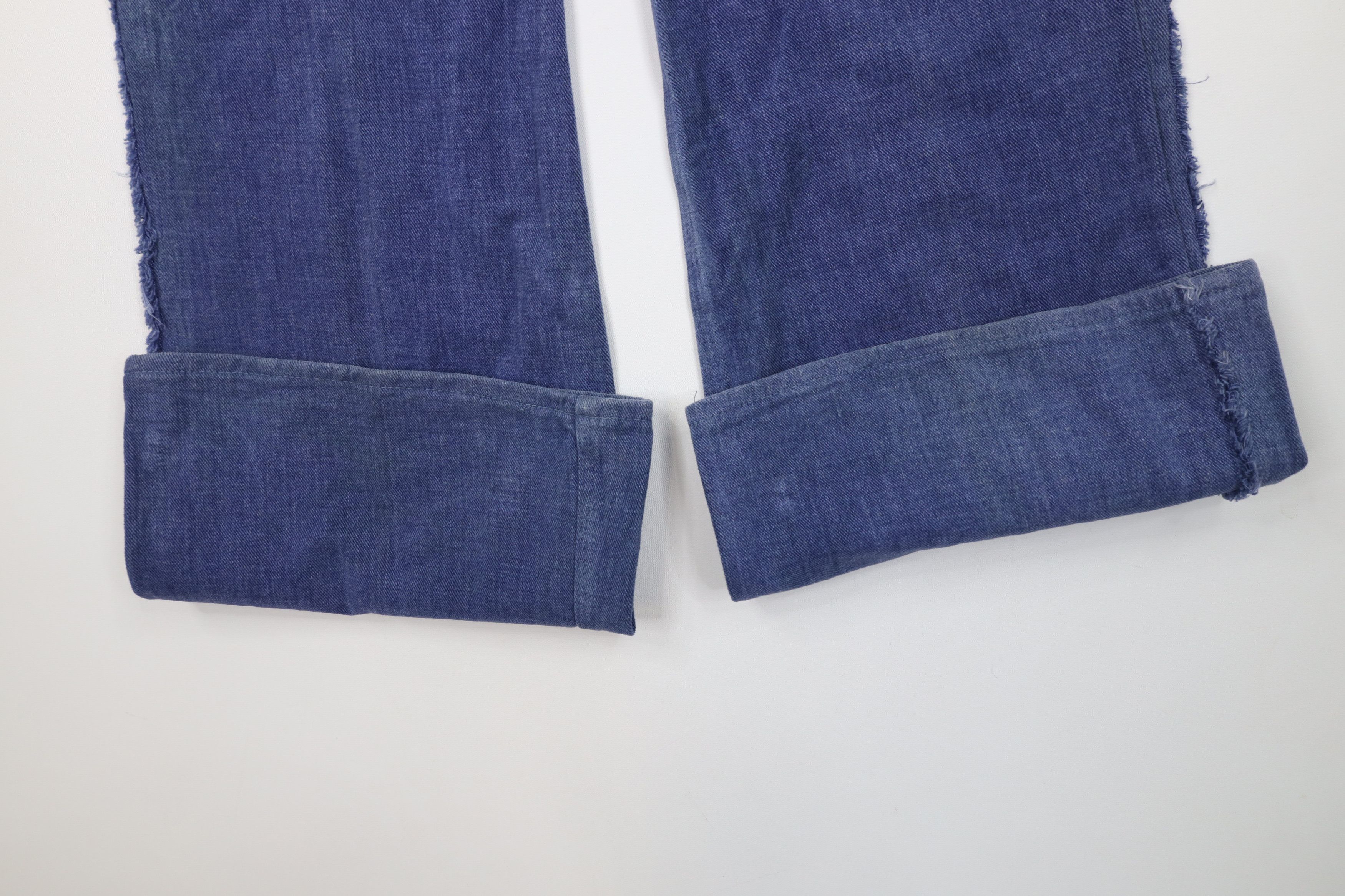 Vintage Vintage 70s Streetwear Cloth Bell Bottoms Jeans Blue USA Size 26" / US 2 / IT 38 - 6 Thumbnail