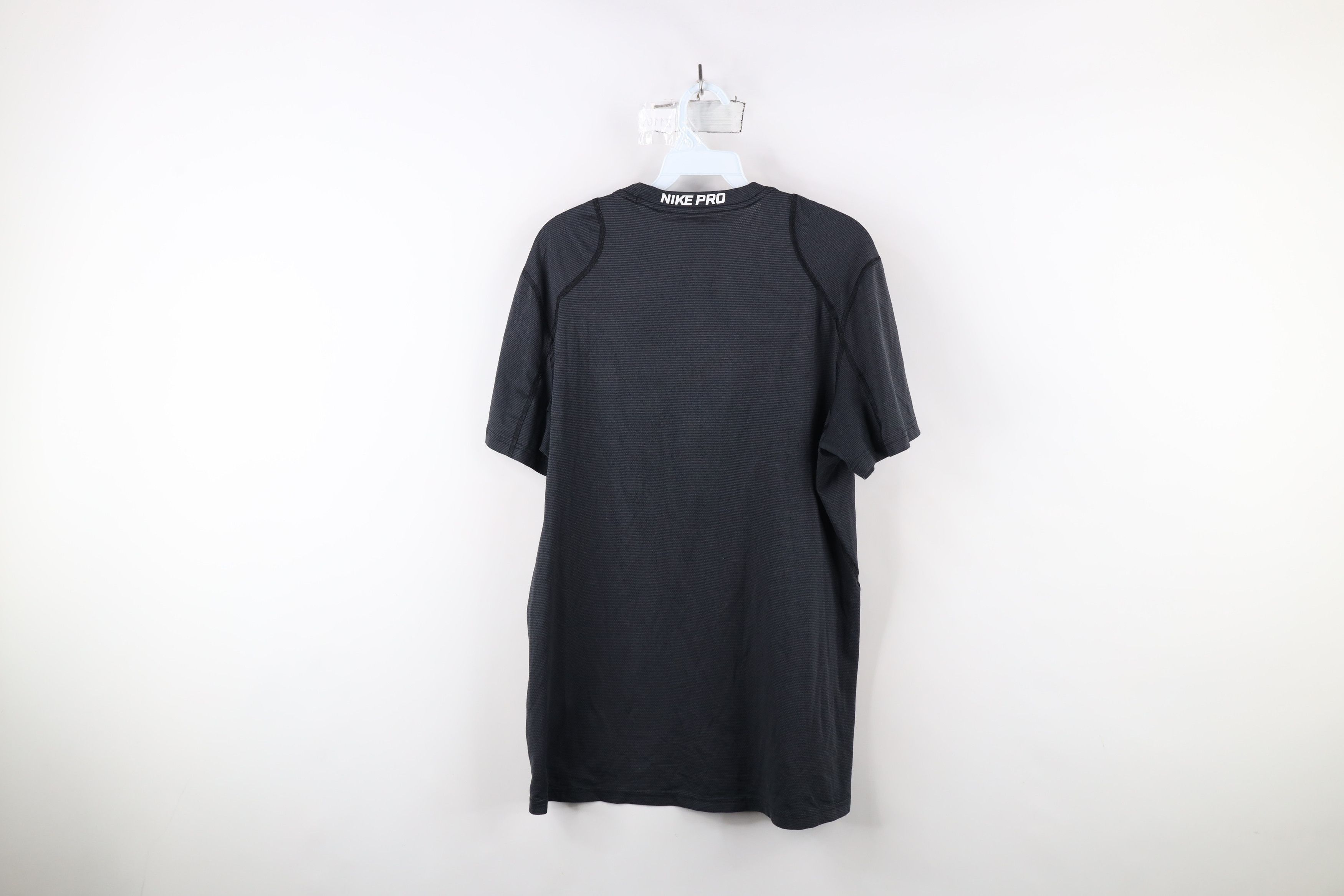 Nike Nike Pro Striped Knit Running Jogging Gym Training T-Shirt Size US M / EU 48-50 / 2 - 12 Thumbnail