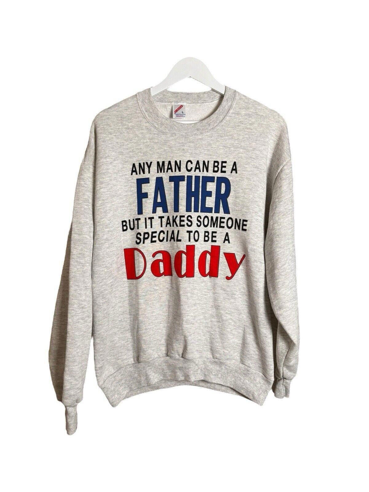 Jerzees × Vintage VTG 90s Funny Parody Daddy Crewneck Sweater Large Jerzees Size US L / EU 52-54 / 3 - 2 Thumbnail