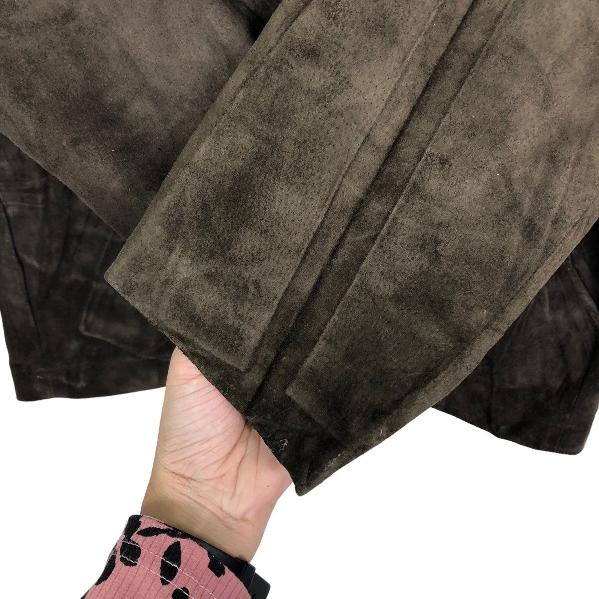 Vintage 🔥90s Made In France Genuine Leather Jacket Mathilde Jronina Size US M / EU 48-50 / 2 - 12 Thumbnail