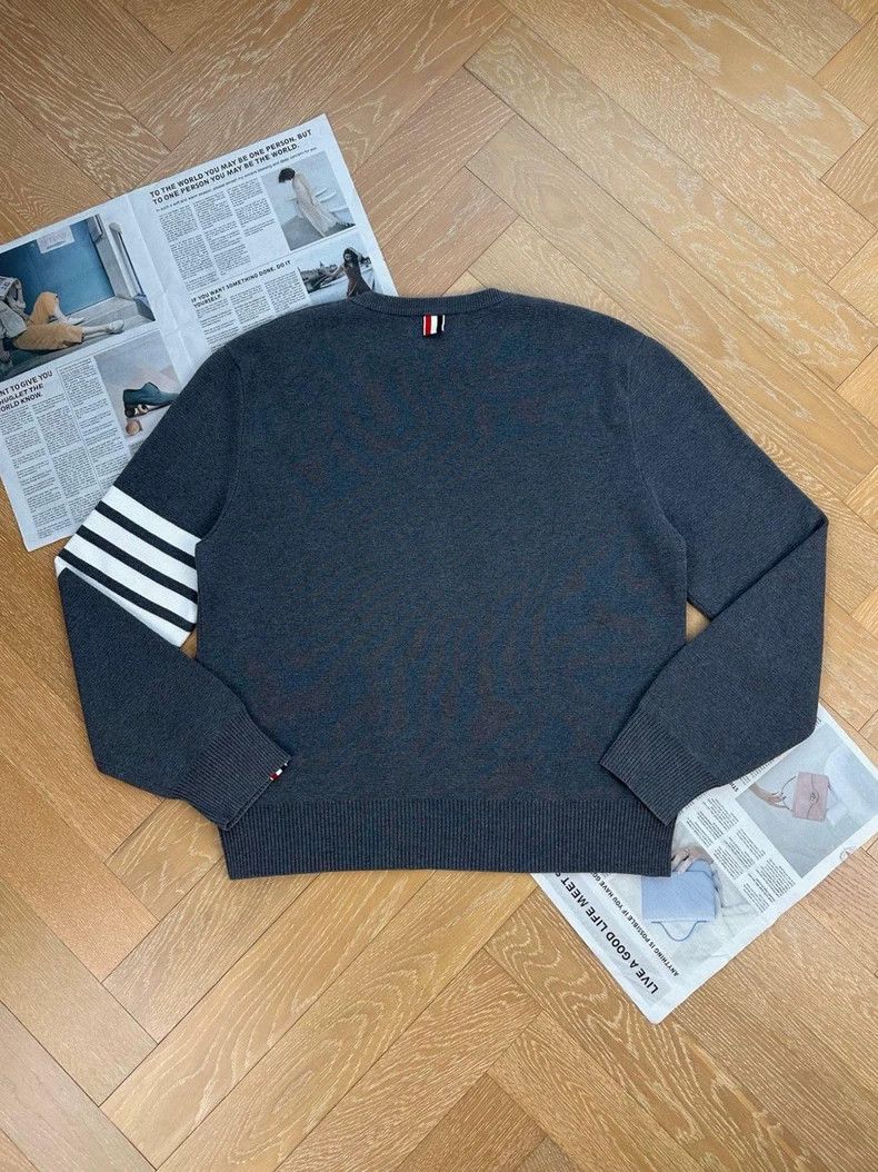 Thom Browne Thom Browne Knitted sweater Size US XL / EU 56 / 4 - 2 Thumbnail