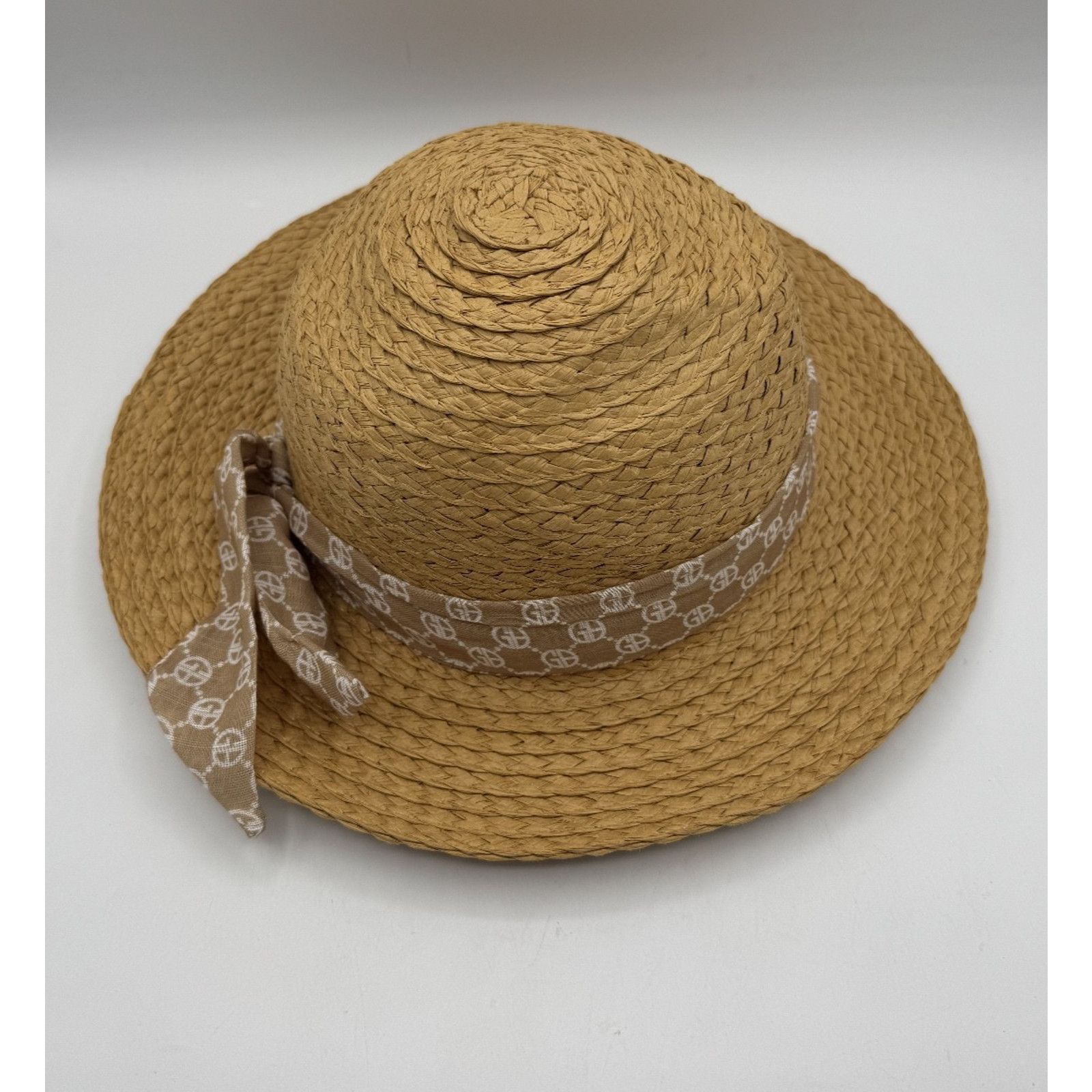 Giani Bernini Giani Bernini Women’s Chiffon Band Panama Hat Camel, Beach Size ONE SIZE - 6 Thumbnail