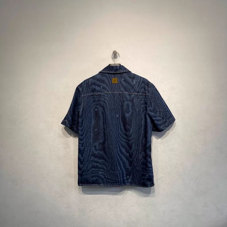 Louis Vuitton Louis Vuitton FW25 Pre-Fall Men's Short Sleeve Denim Butto Size US XL / EU 56 / 4 - 4 Thumbnail