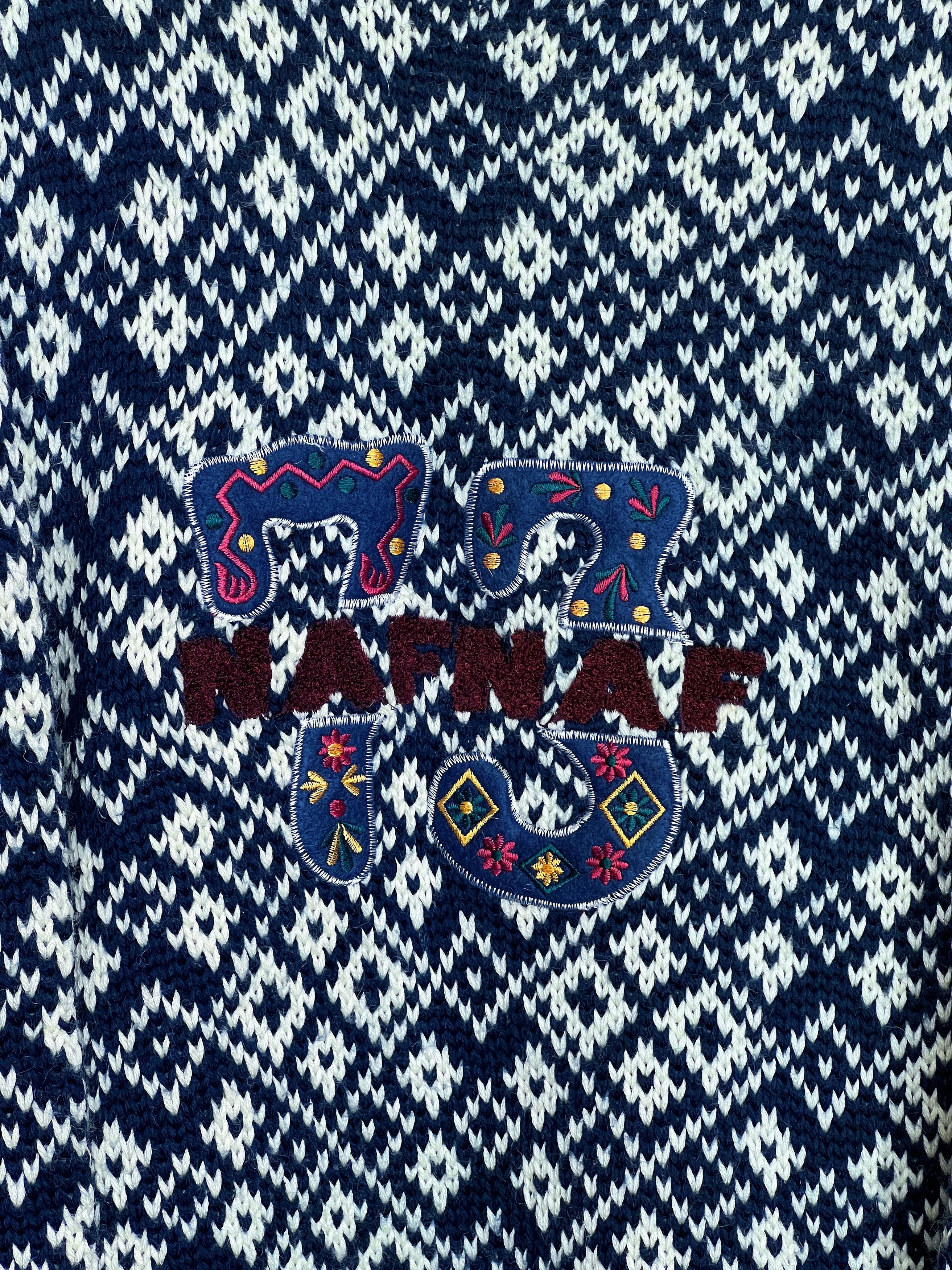 Designer × Vintage Vintage Naf Naf Knit Sweater #73 Logo Size US M / EU 48-50 / 2 - 8 Thumbnail