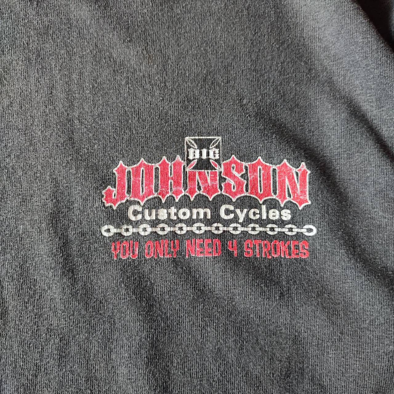 Harley Davidson × Vintage 2003 Big Johnson Custom Cycles T-Shirt Size US M / EU 48-50 / 2 - 3 Thumbnail