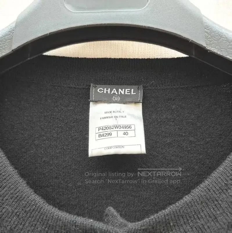 Chanel Chanel Black Wool Long Sleeve Dress . Size M / US 6-8 / IT 42-44 - 5 Thumbnail