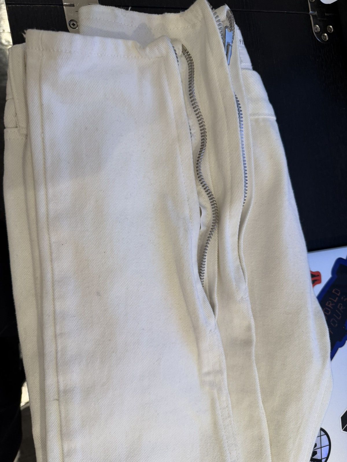 Fear of God Fear of God 2015-2016 White Denim Size US 31 - 7 Thumbnail