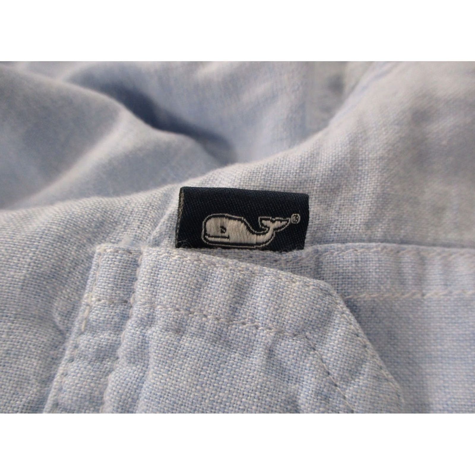 Vineyard Vines Vineyard Vines Shirt Mens L Blue Linen Blend Lightweight Beach Work Casual Size US L / EU 52-54 / 3 - 7 Thumbnail