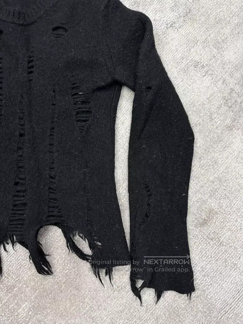 Junya Watanabe Junya Watanabe Destroyed Wool Sweater Size S / US 4 / IT 40 - 4 Thumbnail