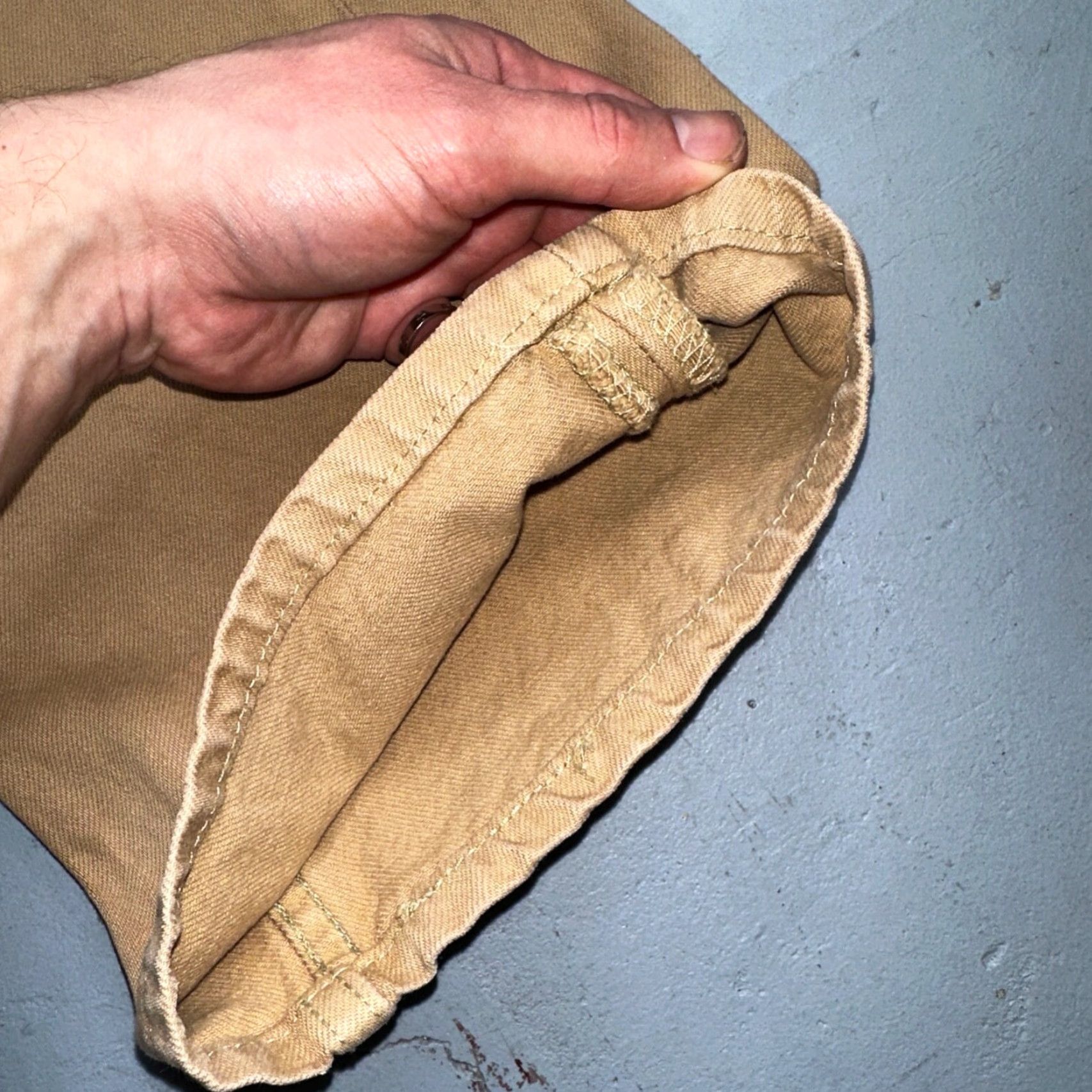 Levi's VINTAGE Levi's 501 Jeans Mens Straight 42x32 Beige Brown 90s USA 501 Series Size US 42 / EU 58 - 4 Thumbnail