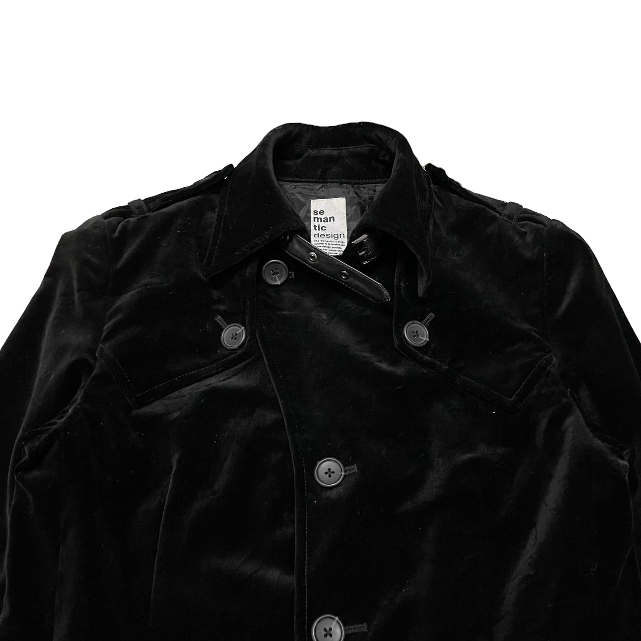 semanticdesign Semantic Design Velvet Coat Size US S / EU 44-46 / 1 - 6 Thumbnail