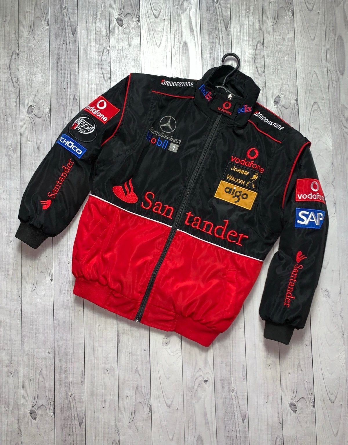 Mercedes-Benz × Vintage Moto jacket Mercedes Benz Mc Laren race rare S vintage Size US S / EU 44-46 / 1 - 7 Thumbnail