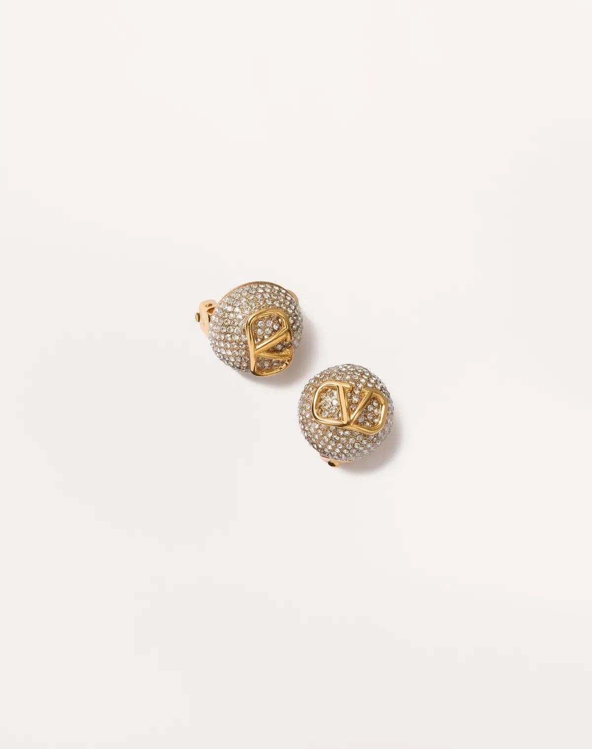 Valentino oc11z0725 Size:OS/Swarovski® Crystal Earrings in Silver/Gold Size ONE SIZE - 1 Thumbnail