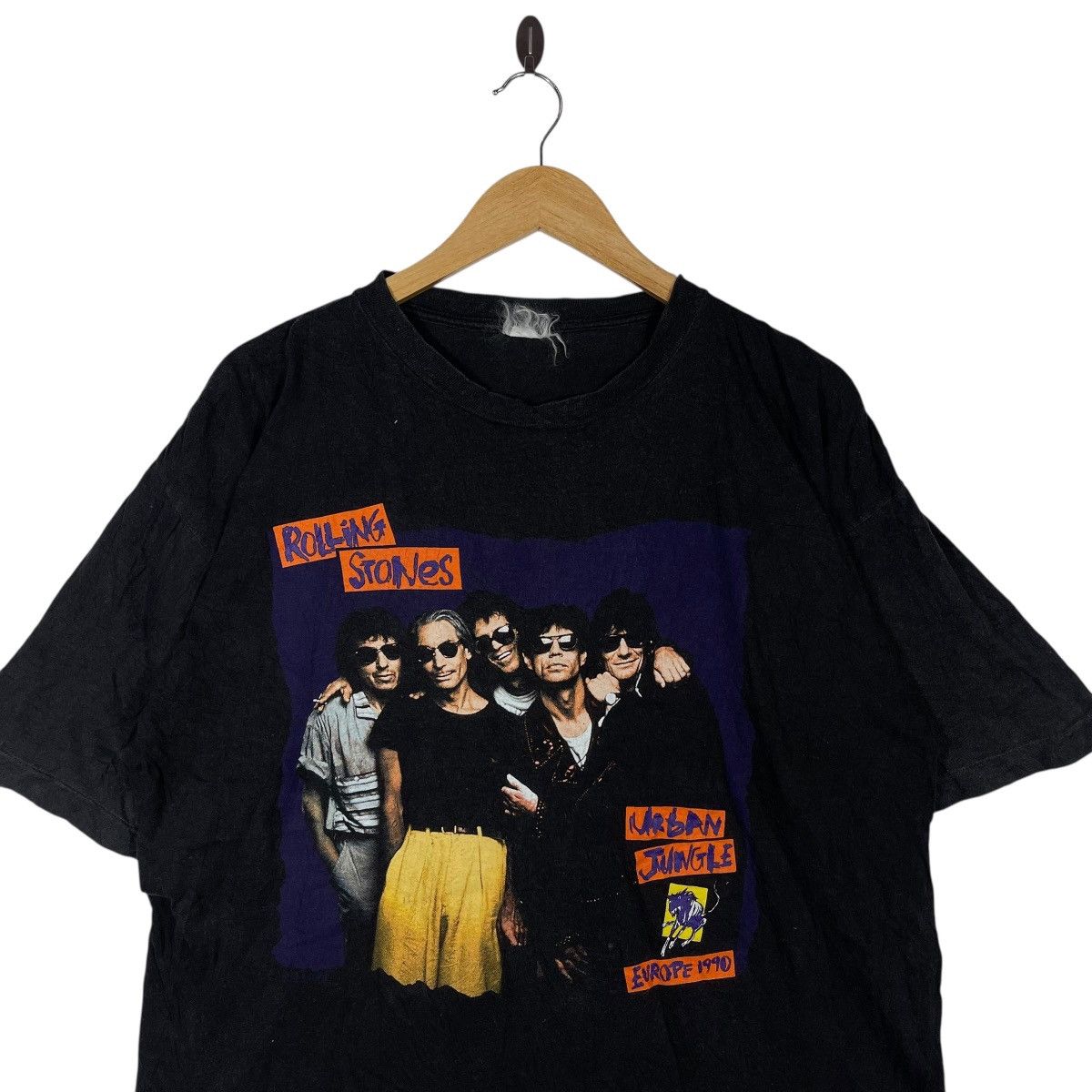 The Rolling Stones Vintage 1990 THE ROLLING STONES Urban Jungle Europe Tour Tee Size US L / EU 52-54 / 3 - 2 Thumbnail