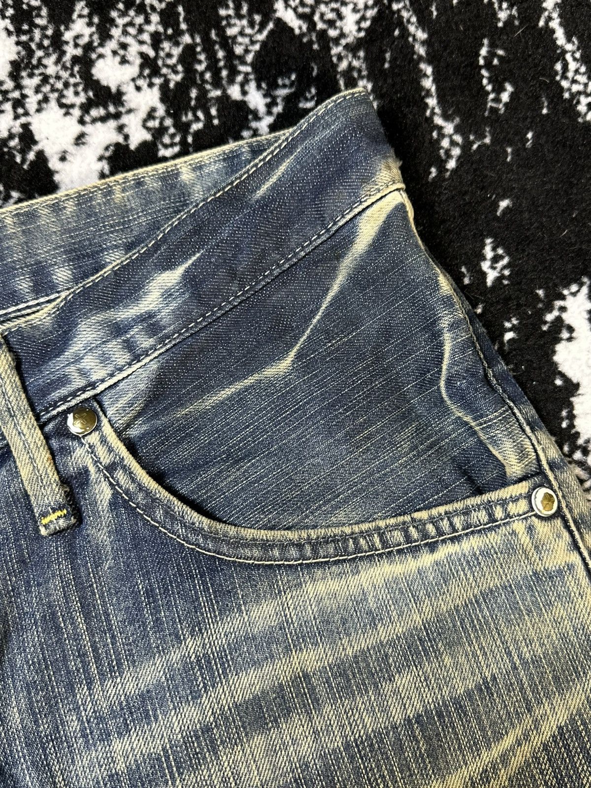 Kapital Edwin XV Function Baggy Mud Wash Denim Size US 30 / EU 46 - 6 Thumbnail