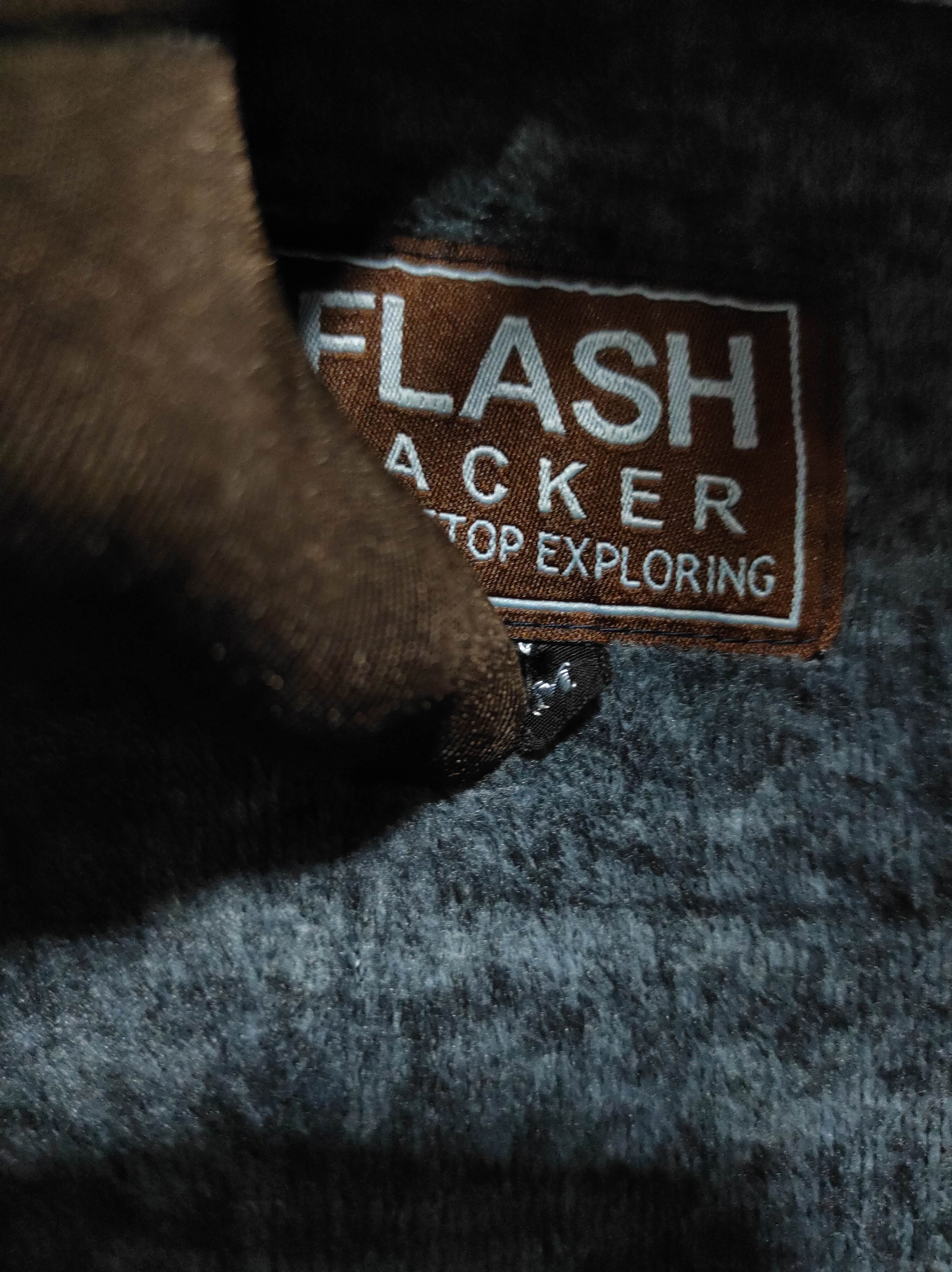 Japanese Brand Flash Packer Sherpa Denim Double Zip fur hoodie LGB style Size US M / EU 48-50 / 2 - 6 Thumbnail