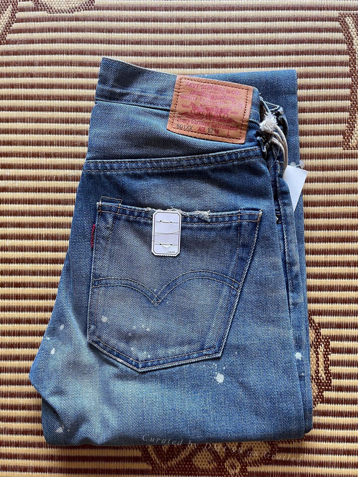 Levi's Vintage Clothing Levi's 501XX LVC Distressed Women's Jeans Size 25" / US 0 / IT 36 - 1 Thumbnail