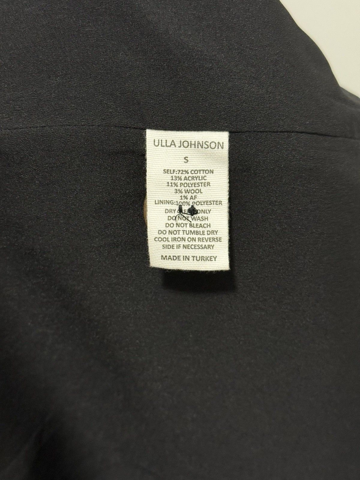 Ulla Johnson Ulla Johnson Eleanor Coat Womens Long Graphite Jacket size S Size S / US 4 / IT 40 - 14 Thumbnail