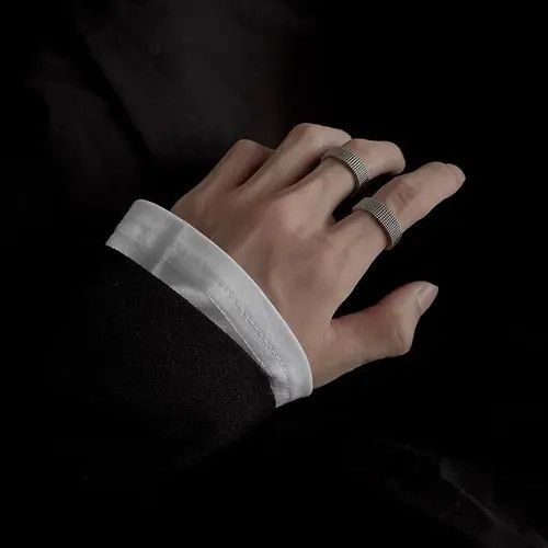 Designer × Vintage Retro punk ring Size ONE SIZE - 1 Thumbnail