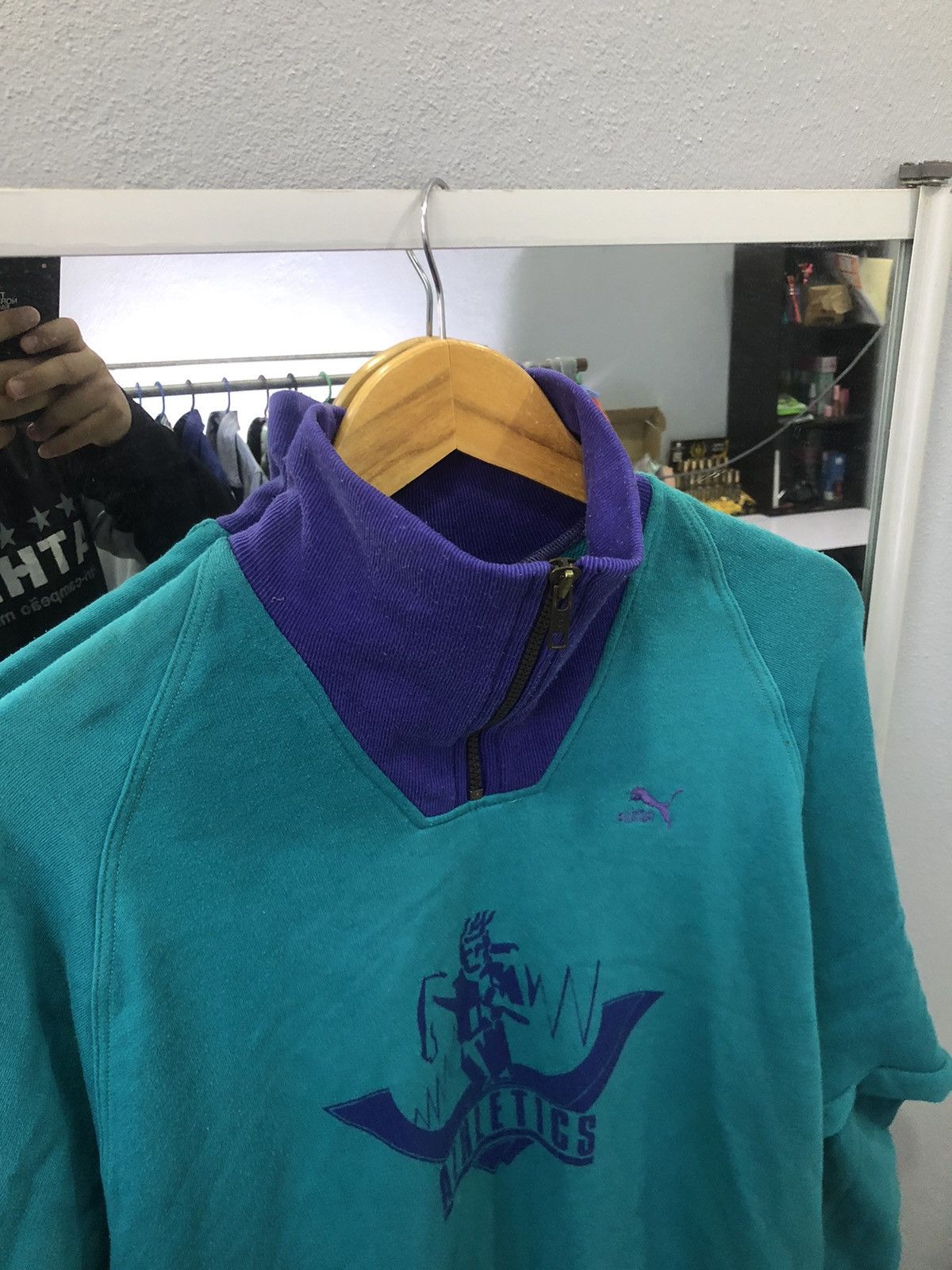 Puma × USA Olympics × Vintage 80's Puma Athletic Sweatshirt Size US M / EU 48-50 / 2 - 4 Thumbnail