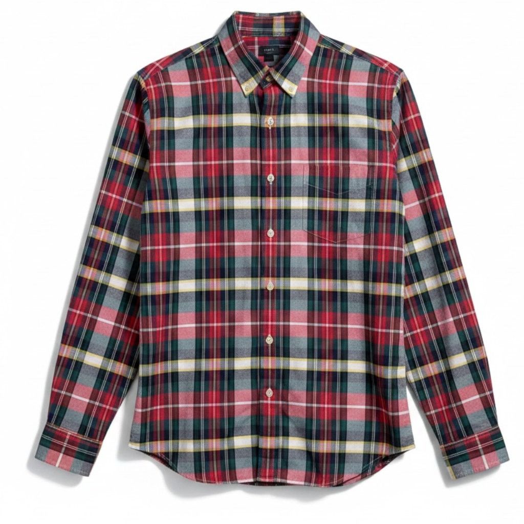 J.Crew J.Crew Oxford Button Down Shirt Men's Medium Red Green Plaid Size US M / EU 48-50 / 2 - 1 Thumbnail