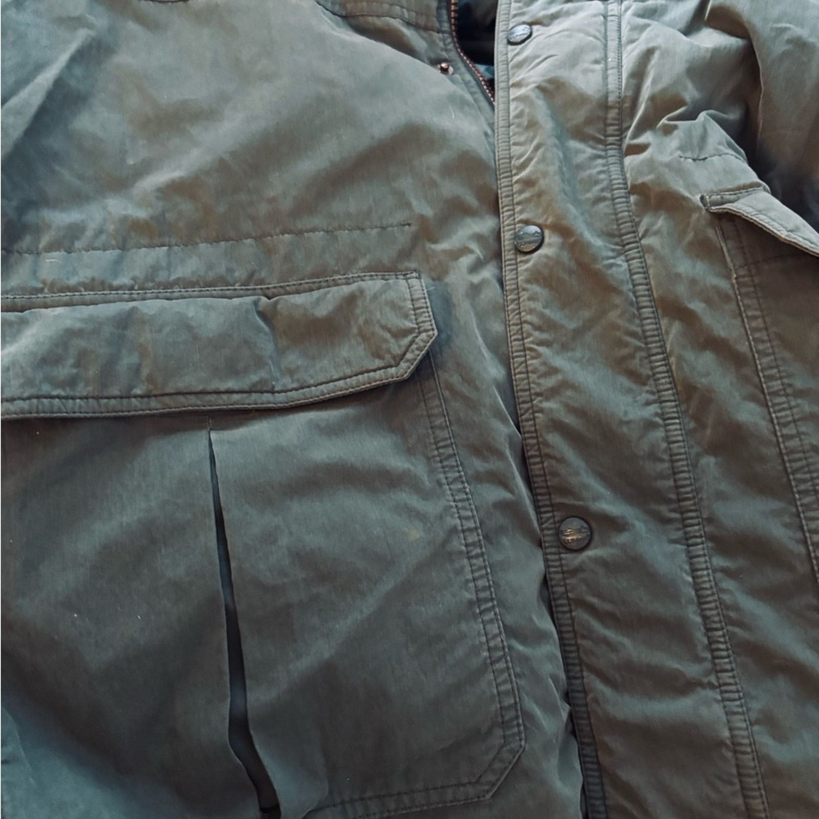 L.L. Bean Men’s L.L. Bean Goose Down Men's Olive Long Puffer Coat Size US L / EU 52-54 / 3 - 4 Thumbnail