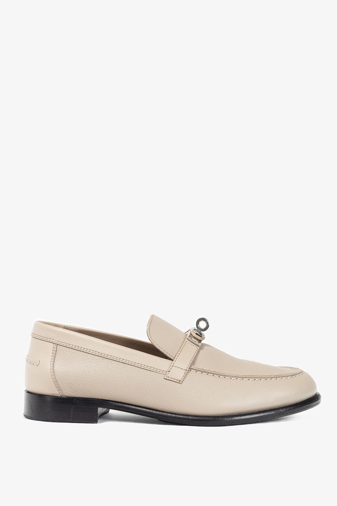 Hermes Hermes Destin Epsom Calfskin Kelly-Buckle Loafers Size US 6.5 / IT 36.5 - 2 Thumbnail