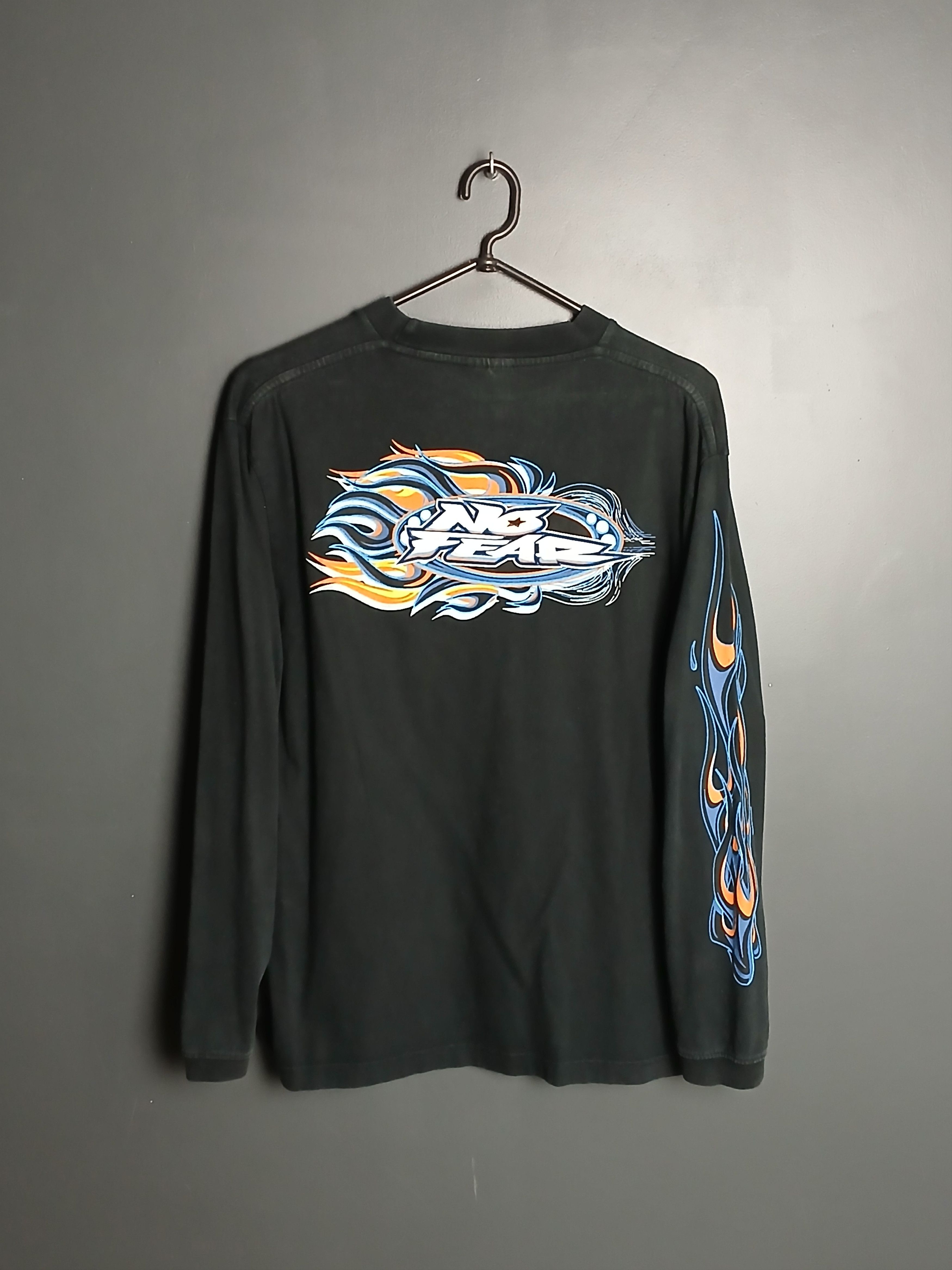 No Fear × Vintage Vintage No Fear Skategang Long Sleeve T-Shirt Size US M / EU 48-50 / 2 - 1 Thumbnail