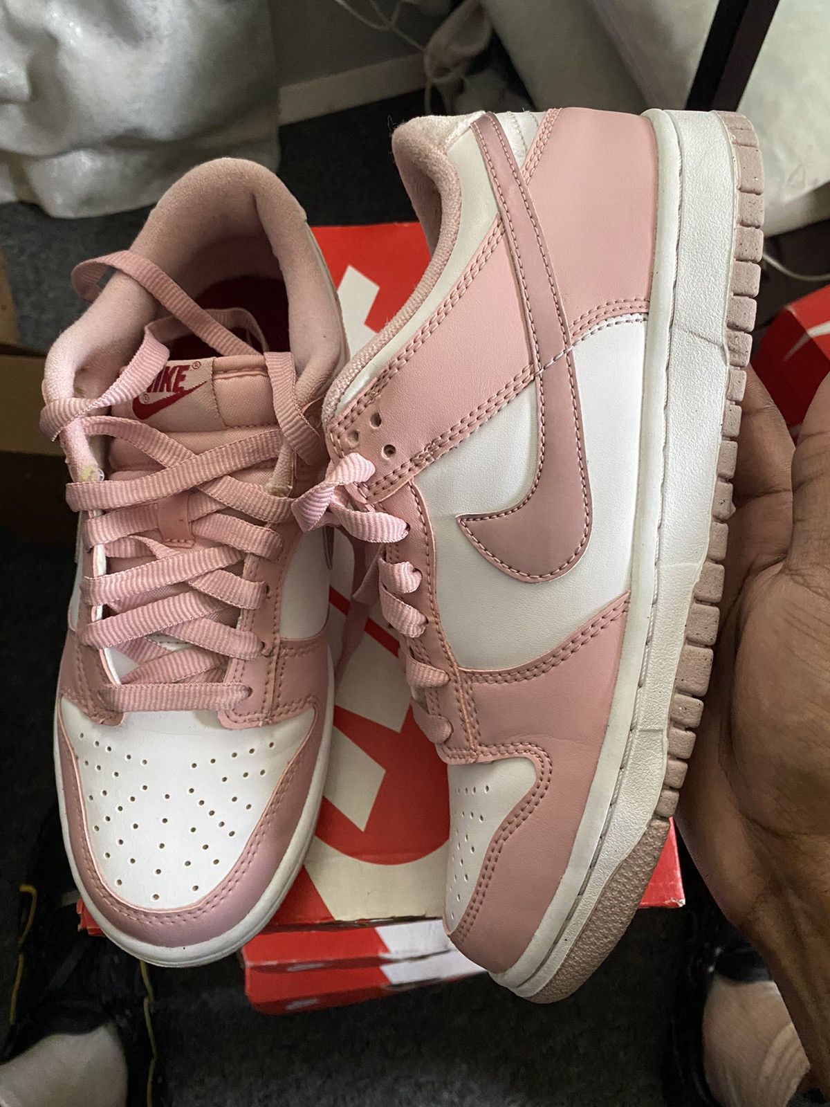 Nike Nike dunk low Pink Velvet Size US 7 / IT 37 - 2 Thumbnail