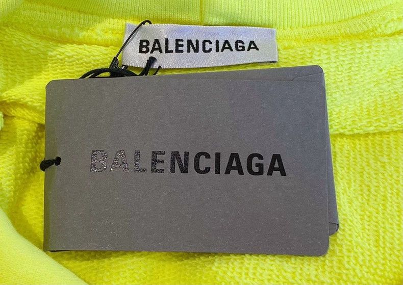 Balenciaga Balenciaga Neon Yellow Sweatshirt Size US S / EU 44-46 / 1 - 5 Thumbnail