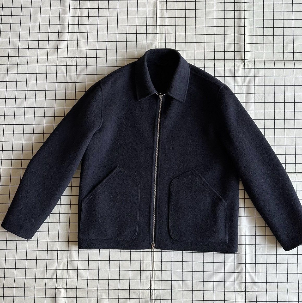 Arket Arket Men's Short Double-Face Wool-Blend Jacket Size US XXL / EU 58 / 5 - 1 Thumbnail