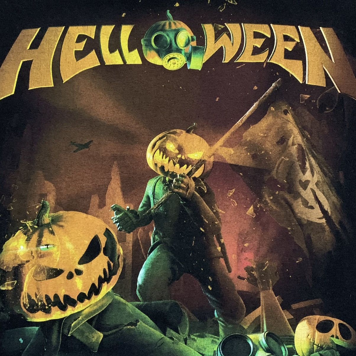 Band Tees Helloween – Straight Out of Hell Long Sleeve EU Tour 2013 Size US L / EU 52-54 / 3 - 6 Thumbnail