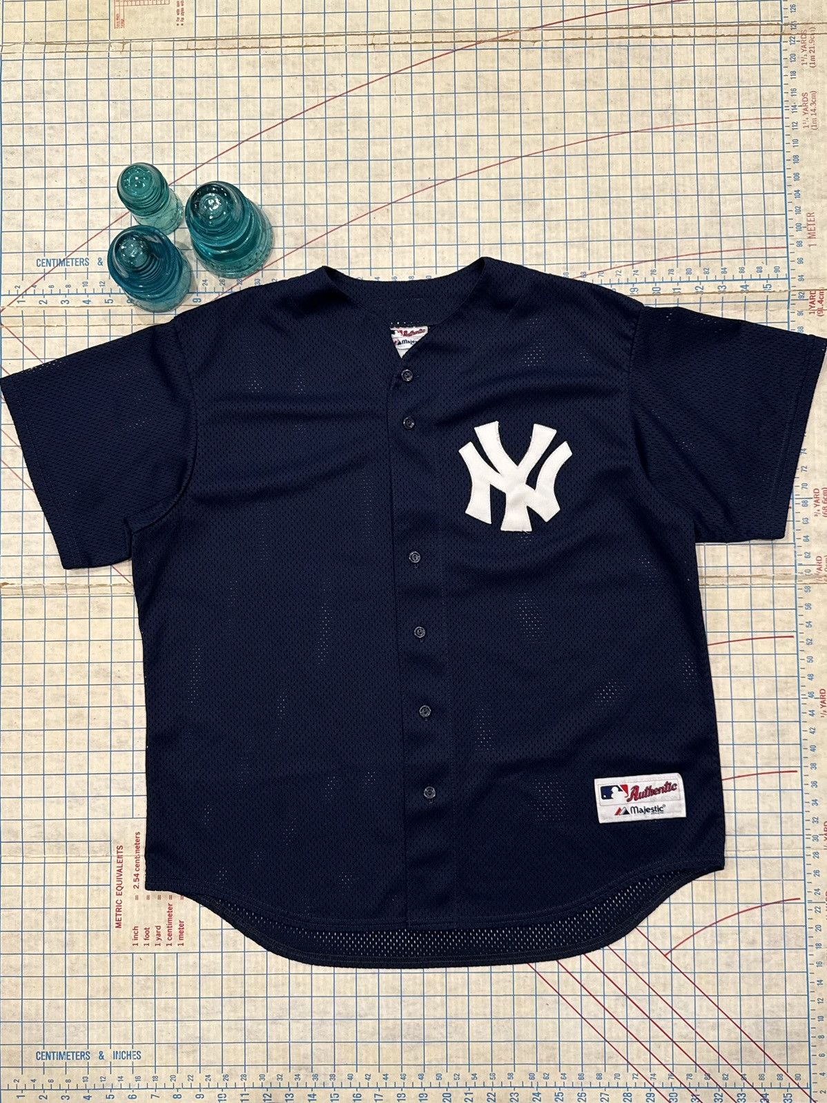 Majestic Majestic New York Yankees Mesh Jersey Mens Size XL USA Made Size US XL / EU 56 / 4 - 2 Thumbnail