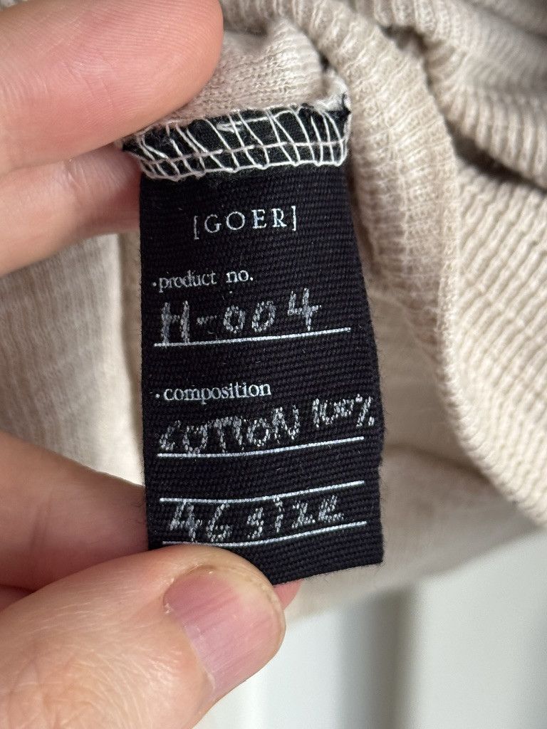 Other GOER – Handcrafted Korean Waffle Knit Two-Tone Zip Hoodie Size US S / EU 44-46 / 1 - 5 Thumbnail