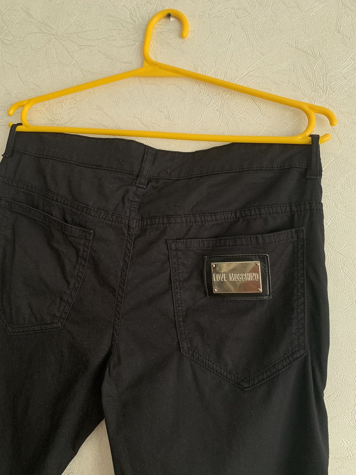 Moschino Love Moschino Black Cotton Men’s Skinny Pants Size 32 Size US 32 / EU 48 - 2 Thumbnail